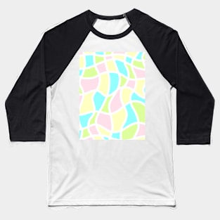 Wavy surfaces pastel Baseball T-Shirt